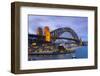 Harbour Bridge, Darling Harbour, Sydney, New South Wales, Australia-Doug Pearson-Framed Photographic Print