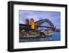 Harbour Bridge, Darling Harbour, Sydney, New South Wales, Australia-Doug Pearson-Framed Photographic Print
