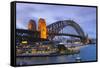 Harbour Bridge, Darling Harbour, Sydney, New South Wales, Australia-Doug Pearson-Framed Stretched Canvas