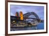 Harbour Bridge, Darling Harbour, Sydney, New South Wales, Australia-Doug Pearson-Framed Photographic Print