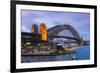 Harbour Bridge, Darling Harbour, Sydney, New South Wales, Australia-Doug Pearson-Framed Photographic Print