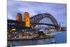 Harbour Bridge, Darling Harbour, Sydney, New South Wales, Australia-Doug Pearson-Mounted Photographic Print