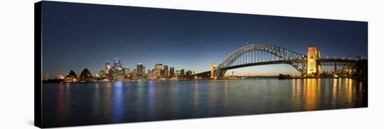 Harbour Bridge, Sydney, Nsw, Australia-Michele Falzone-Stretched Canvas