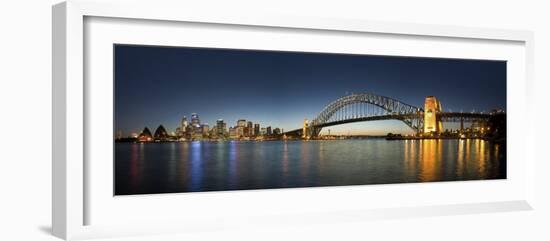 Harbour Bridge, Sydney, Nsw, Australia-Michele Falzone-Framed Photographic Print