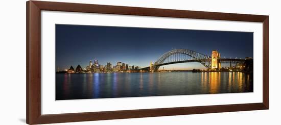 Harbour Bridge, Sydney, Nsw, Australia-Michele Falzone-Framed Photographic Print