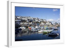 Harbour, Brixham, Devon, England, United Kingdom-Peter Groenendijk-Framed Photographic Print