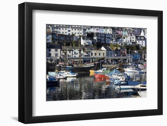 Harbour, Brixham, Devon, England, United Kingdom-Peter Groenendijk-Framed Photographic Print