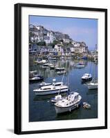 Harbour, Brixham, South Devon, England, United Kingdom-Roy Rainford-Framed Photographic Print