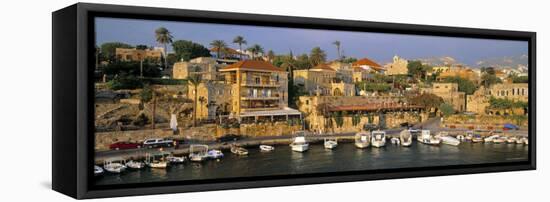 Harbour, Byblos, Nr. Beirut, Beirut, Lebanon-Gavin Hellier-Framed Stretched Canvas