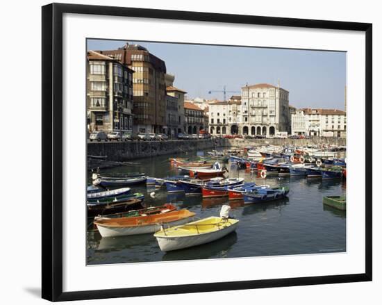 Harbour, Castro-Urdiales, Cantabria, Spain-Sheila Terry-Framed Photographic Print