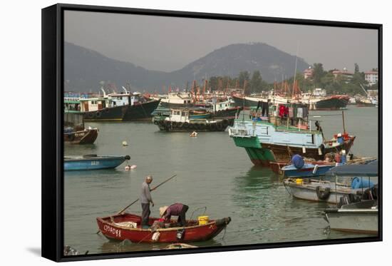 Harbour, Cheung Chau Island, Hong Kong, China, Asia-Rolf Richardson-Framed Stretched Canvas