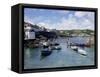 Harbour, Coverack, Cornwall, England, United Kingdom-Jonathan Hodson-Framed Stretched Canvas