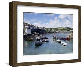 Harbour, Coverack, Cornwall, England, United Kingdom-Jonathan Hodson-Framed Photographic Print