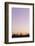 Harbour Cranes in Front of Cloudless Heaven, Dusk, Hanseatic City Hamburg-Axel Schmies-Framed Photographic Print