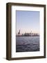 Harbour Cranes, Waltershof, Evening Mood, Harbour, Hanseatic City of Hamburg, Germany-Axel Schmies-Framed Photographic Print