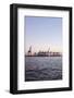 Harbour Cranes, Waltershof, Evening Mood, Harbour, Hanseatic City of Hamburg, Germany-Axel Schmies-Framed Photographic Print