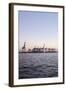 Harbour Cranes, Waltershof, Evening Mood, Harbour, Hanseatic City of Hamburg, Germany-Axel Schmies-Framed Photographic Print