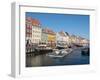 Harbour cruise boats, Nyhavn Harbour, Copenhagen, Denmark, Scandinavia, Europe-Jean Brooks-Framed Photographic Print