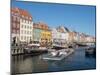 Harbour cruise boats, Nyhavn Harbour, Copenhagen, Denmark, Scandinavia, Europe-Jean Brooks-Mounted Photographic Print