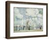 Harbour Entrance at Deauville-Paul Cesar Helleu-Framed Giclee Print