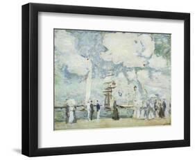 Harbour Entrance at Deauville-Paul Cesar Helleu-Framed Giclee Print