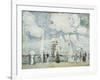 Harbour Entrance at Deauville-Paul Cesar Helleu-Framed Giclee Print