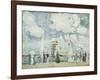 Harbour Entrance at Deauville-Paul Cesar Helleu-Framed Giclee Print