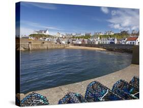 Harbour, Findochty, Moray, Scotland-David Wall-Stretched Canvas