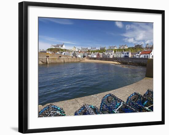 Harbour, Findochty, Moray, Scotland-David Wall-Framed Photographic Print