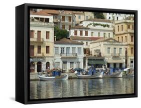 Harbour, Gythio, Lakonia, Mainland, Greece, Europe-O'callaghan Jane-Framed Stretched Canvas