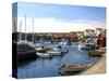 Harbour, Halleviksstrand, Stocken, Orust Island, West Gotaland, Sweden, Scandinavia, Europe-Robert Cundy-Stretched Canvas