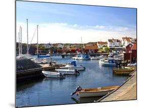 Harbour, Halleviksstrand, Stocken, Orust Island, West Gotaland, Sweden, Scandinavia, Europe-Robert Cundy-Mounted Photographic Print