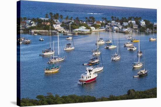 Harbour, Hope Town, Elbow Cay, Abaco Islands, Bahamas, West Indies, Central America-Jane Sweeney-Stretched Canvas