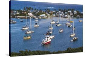 Harbour, Hope Town, Elbow Cay, Abaco Islands, Bahamas, West Indies, Central America-Jane Sweeney-Stretched Canvas