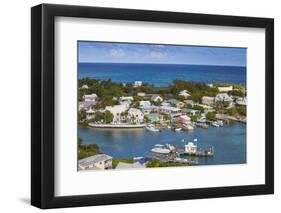 Harbour, Hope Town, Elbow Cay, Abaco Islands, Bahamas, West Indies, Central America-Jane Sweeney-Framed Photographic Print