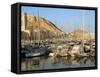 Harbour, Hotel Tryp Gran Sol, Alicante, Valencia Province, Spain-Guy Thouvenin-Framed Stretched Canvas