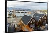 Harbour, Husavik, Iceland, Polar Regions-Miles Ertman-Framed Stretched Canvas