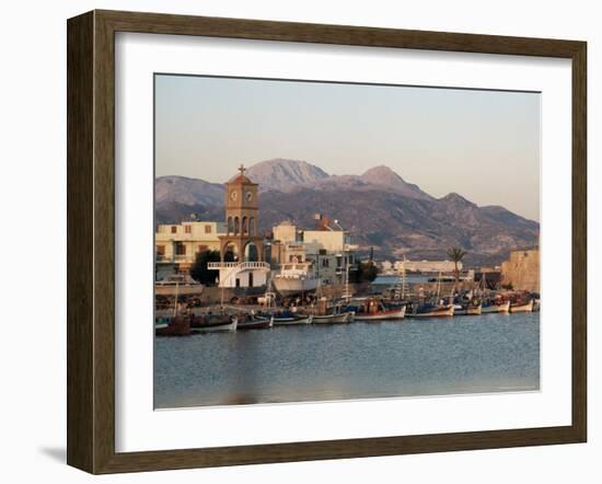 Harbour, Ierapetra, Crete, Greece-James Green-Framed Photographic Print