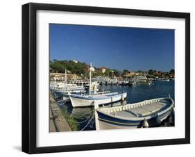 Harbour, Ile De Porquerolles, Near Hyeres, Var, Cote D'Azur, Provence, France, Mediterranean-Tomlinson Ruth-Framed Photographic Print