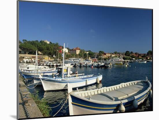 Harbour, Ile De Porquerolles, Near Hyeres, Var, Cote D'Azur, Provence, France, Mediterranean-Tomlinson Ruth-Mounted Photographic Print