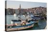 Harbour, Imperia, Liguria, Italy, Europe-Frank Fell-Stretched Canvas