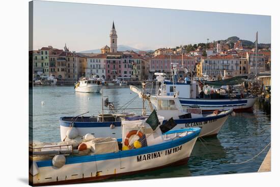 Harbour, Imperia, Liguria, Italy, Europe-Frank Fell-Stretched Canvas