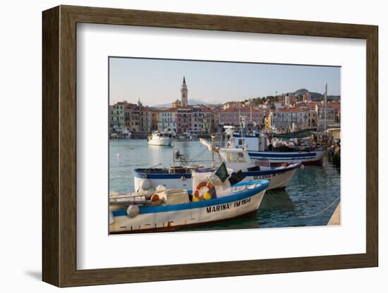 Harbour, Imperia, Liguria, Italy, Europe-Frank Fell-Framed Photographic Print