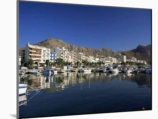 Harbour in the Morning, Puerto Pollensa, Majorca, Balearic Islands, Spain, Mediterranean-Ruth Tomlinson-Mounted Photographic Print