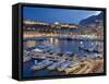 Harbour in the Port of Monaco, Principality of Monaco, Cote D'Azur, Mediterranean, Europe-Christian Kober-Framed Stretched Canvas