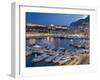 Harbour in the Port of Monaco, Principality of Monaco, Cote D'Azur, Mediterranean, Europe-Christian Kober-Framed Photographic Print