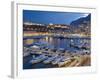 Harbour in the Port of Monaco, Principality of Monaco, Cote D'Azur, Mediterranean, Europe-Christian Kober-Framed Photographic Print