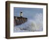 Harbour Light, Porthcawl, South Wales, Wales, United Kingdom, Europe-Billy Stock-Framed Photographic Print