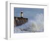 Harbour Light, Porthcawl, South Wales, Wales, United Kingdom, Europe-Billy Stock-Framed Photographic Print