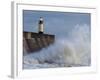 Harbour Light, Porthcawl, South Wales, Wales, United Kingdom, Europe-Billy Stock-Framed Photographic Print